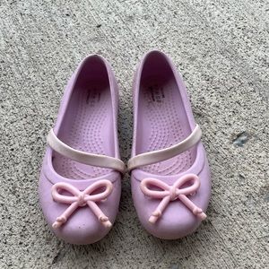 Little Girls Crocs Ballet Flats